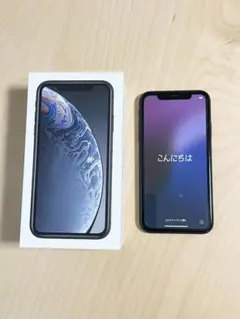 S*）様 iPhone XR ブラック 128GB　箱付き　画面に輝点、スレキズ