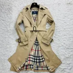 極美品 バーバリー トレンチコート ハニーベージュ 40 L ライナー ロング丈