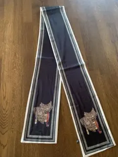 馬具デザイン シルク風スカーフ