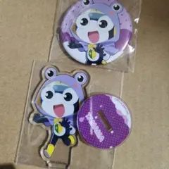 ケロロ軍曹 タママ二等兵 花やしき 缶バッジ アクションフライト