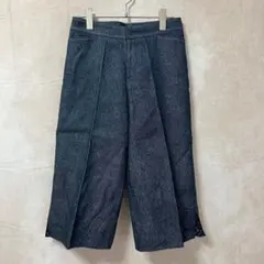 【美品】ボールジィ トゥモローランド シルク混デニム クロップドパンツ Mのサムネイル