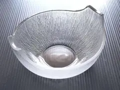 HOYA　皿　中鉢　菓子鉢　そうめん鉢　ガラスボウル　昭和レトロのサムネイル