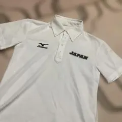 Mizuno ホワイトポロシャツ JAPAN