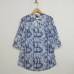 パタゴニア セダム プルオーバー チュニック ブラウス シャツ 総柄 五分袖のサムネイル