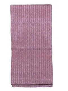 187 ピンクラメでもしっかりした仕立て　アンティーク　名古屋帯　現代的