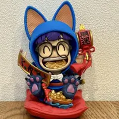 訳あり　Dr.スランプ アラレちゃん 招き猫 フィギュア　開運　約11cm