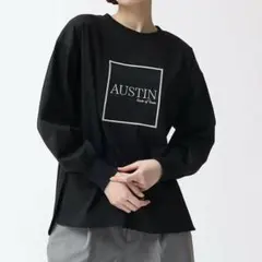 ヤマダヤ新品LASUD MEDOC シアーロゴ刺繍ロン