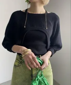 【Ameri】3WAY BOLERO LAYERED TOPのサムネイル