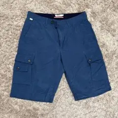 AIGLE メンズ カーゴハーフパンツ ブルーのサムネイル