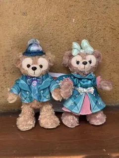 東京ディズニーシー25周年　ぬいぐるみバッジ　ダッフィー　シェリーメイ