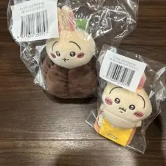 ちいかわ うさぎだらけくじ D賞 マスコット E賞 ぬいぐるみバッジ