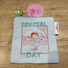 3COINS スリーコインズ　ポーチ　ちびまる子ちゃん　りぼん　新品