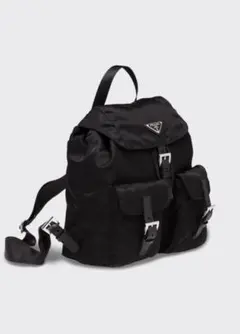 あんしん鑑定❗️美品❗️未使用プラダリュック黒　ポコノ　ネロ三角プレート