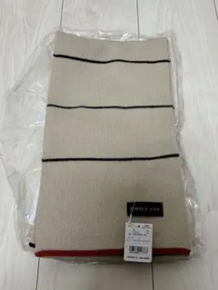 SIMPLE LIFE ストライプマフラー Fサイズ　ウール