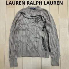 LAUREN RALPH LAUREN ニット　セーター　ベージュ　Sサイズ