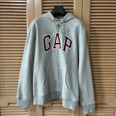 美品　GAPギャップ グレー フルジップパーカー