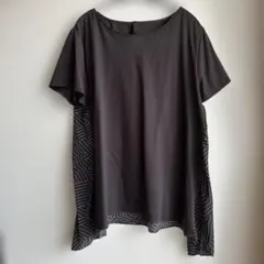 Ground Y 段差入り ガーゼ生地切替 バイアスラインTシャツ Ground Y 段差入り ガーゼ生地切替 バイアスラインTシャツ - メルカリ
