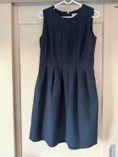 d'un à dix ネイビー ノースリーブワンピース