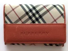 バーバリー 名刺入れ カードケース ノバチェック 　希少