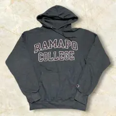 ポ*ン様 Champion カレッジ スウェットパーカー USメンズ ダークグレ