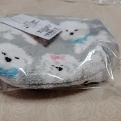 FEILER モフモフワンチャン 舟型ポーチ