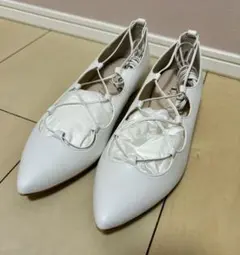 DIANA フラットシューズ ホワイト 未使用