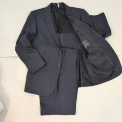 レミュー ネイビー ストライプ ビジネススーツ セット A6