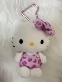 ハローキティ ぬいぐるみキーホルダー 大阪限定 ヒョウ柄