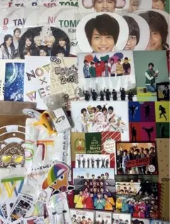 WEST (画像①②セット)うちわ.カレンダーなど グッズまとめ売り　JW-2