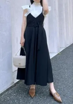 スナイデル　フレア　ボリューム　ジャンスカ　ロング　ワンピース　スカート