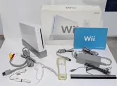 動作確認済【箱付き・GC対応】Nintendo Wii 本体フルセットソフト2本
