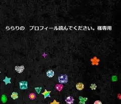 ラインストーン（ららりの　プロフィール読んでください様専用）