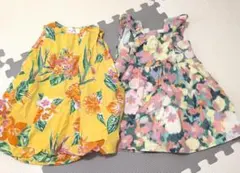 【セット】baby GAP 95 WILLMERY 90 花柄ワンピースのサムネイル