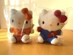 【新品】ハローキティ×FCバルセロナ ぬいぐるみ 2体 シリアルNo.239