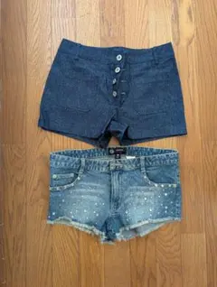 L.A. デニムショートパンツ 64-91サイズ