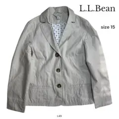 エルエルビーン　L.L.Bean テーラードジャケット ベージュ L49のサムネイル