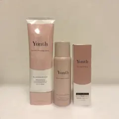 【新品未使用未開封】Yunth クレンジング・洗顔・日焼け止め化粧下地3点セット