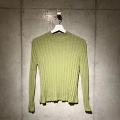 GOBI オリーブグリーン ハイネック セーター M