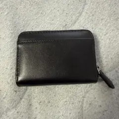 J. Design ブラックレザーコインケース