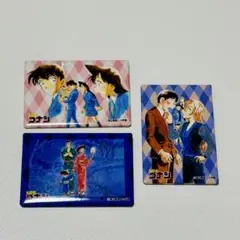 名探偵コナン　ランダムスクエア缶バッジ　3個