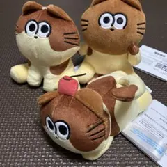 子猫のぷりんマスコット　全3種コンプリートセット《新品》