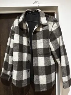 チェック柄シャツジャケット