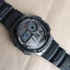 稼働品.CASIO デジタル腕時計 ブラック
