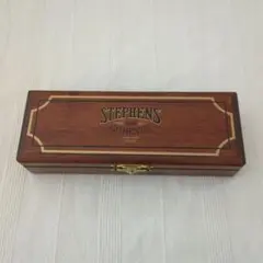 小物入れ STEPHENS' 1936 Letter Case Box Vintage STEPHENS' 1936 Letter Case Box Vintage Vintage Wooden Rubber