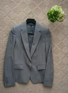 【美品】セオリー テーラードジャケット ライトグレー/Sサイズ