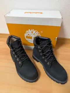 Timberland ブラック ワークブーツ