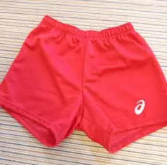 JASPO 赤 バレーボールパンツ Mサイズ