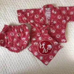 アンパンマン 甚平セット 赤色 ~80cm