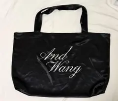 andwang POPUP ノベルティ トートバッグ BLK ANDWANG popup ショッパー ノベルティ トートバッグ ピンク - メルカリ