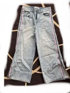 【美品】Stradivarius ワイドレッグデニム　デニムのサムネイル